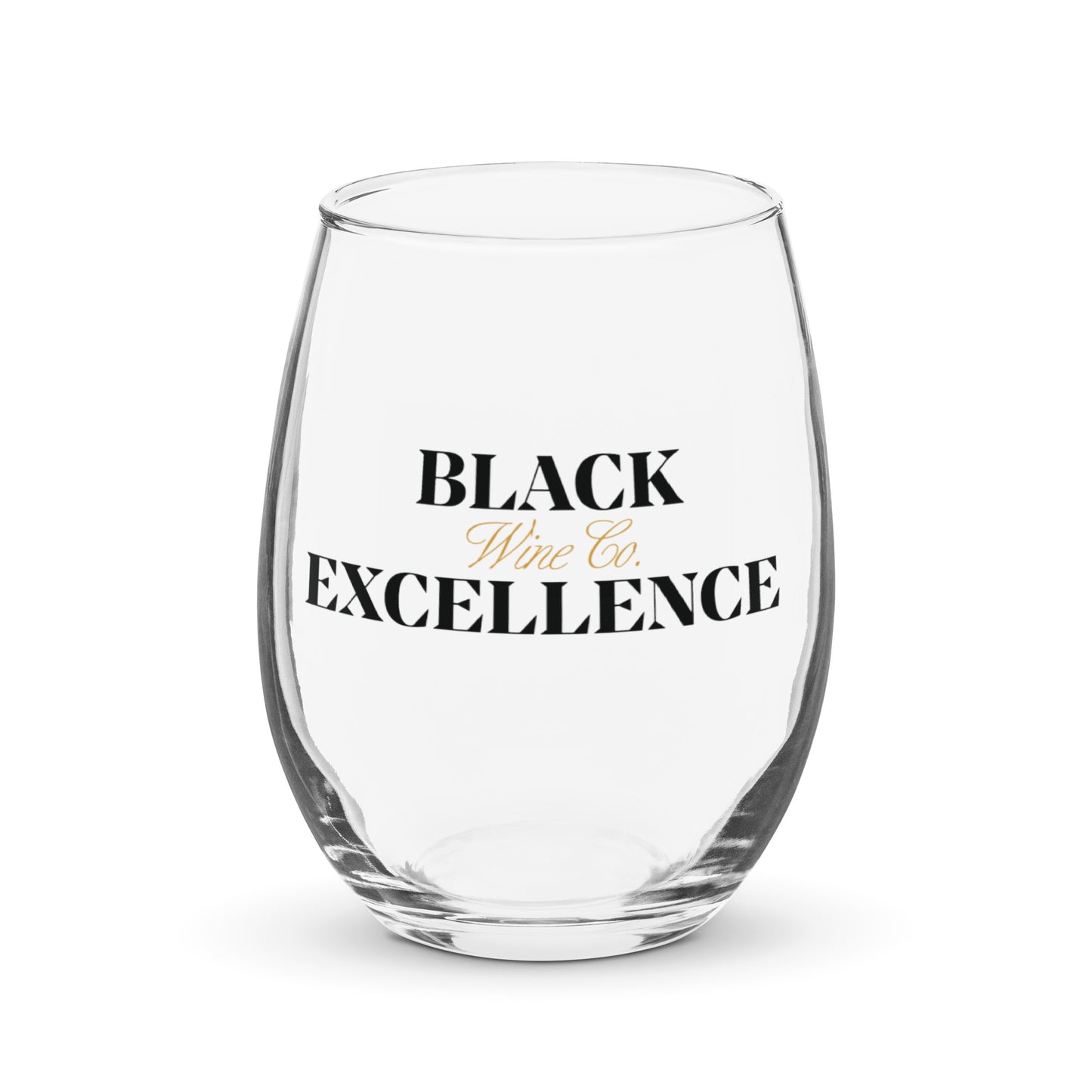 Stemless wine glass