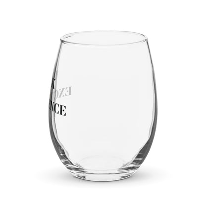 Stemless wine glass